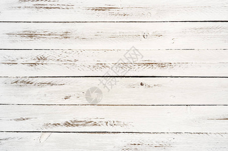 年迈的白色木水平板条背景图片