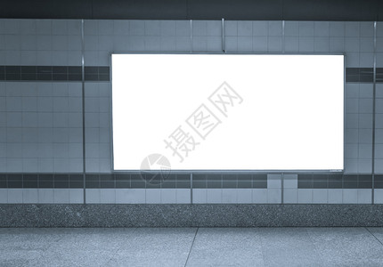 地铁站空白水平大海报图片