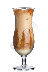 一杯加冰咖啡的泰海冰咖啡图片