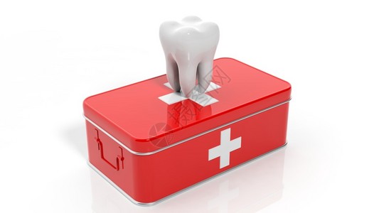 3D口服牙齿和急救包图片