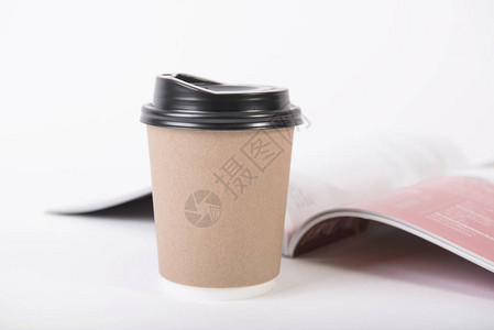 咖啡纸杯创意设计品牌的模型图片