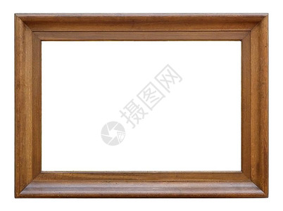 绘画镜子或照片的木框架图片