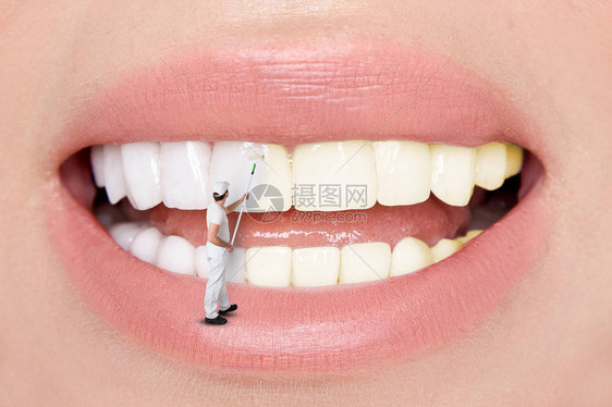 美丽的牙齿牙医美白牙齿图片