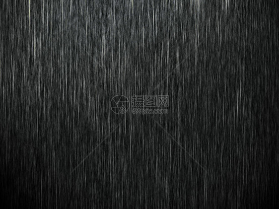 黑色上的雨抽象背景图片