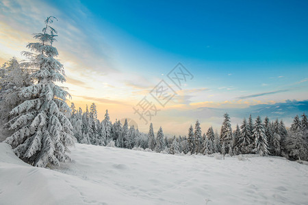 罗加茨山Skrzyczne山的景象图片