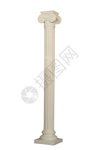 希腊风格的柱形雕像现代石膏复制件图片