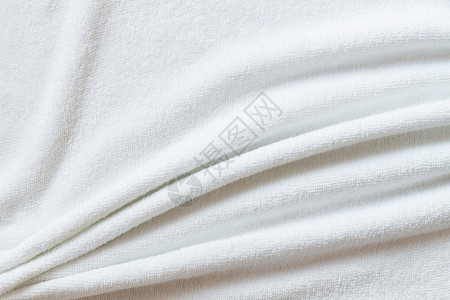 白色毛巾质地特写图片