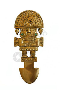 古代秘鲁古典礼仪白色背图片