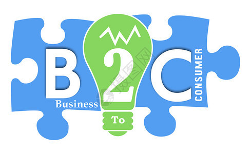 B2C企业对消费背景图片