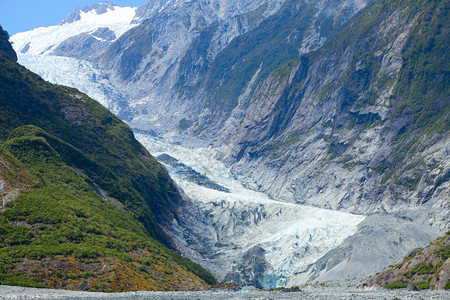 FranzJosef冰川在图片