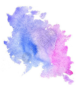 紫花水彩色背景油漆污渍图片