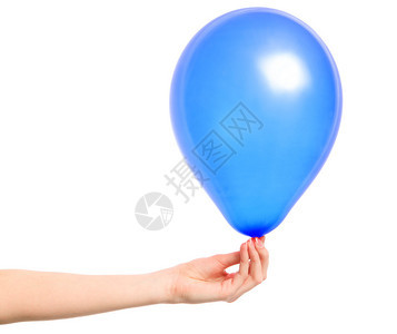 充气球白色背景上的照片背景图片