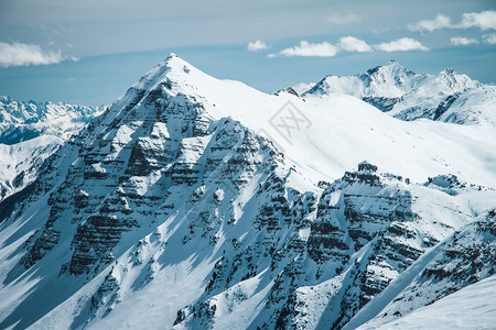 PicDeChabrieres法国里苏尔瓦尔斯滑雪胜地最图片