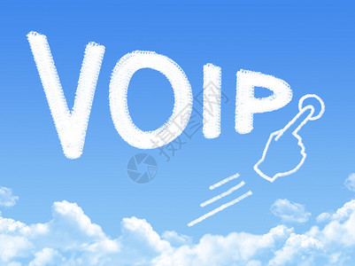 VOIP消息云形状图片