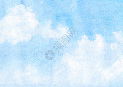 拉风水彩云和天空背景设计图片