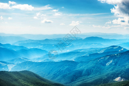 青山的风景图片