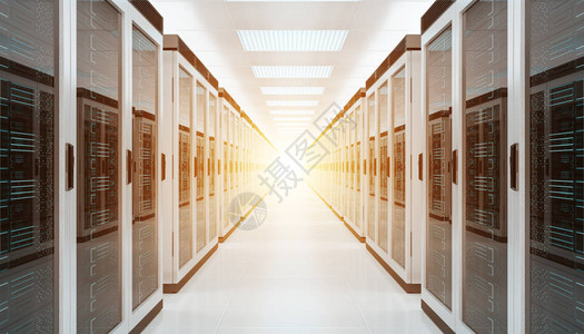 Bright服务器室数据中心存储内部高清图片