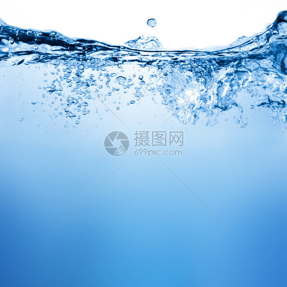白底水和空气泡图片