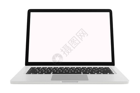 现代计算机笔记本电脑打开白色屏幕图片