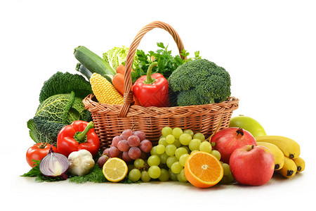 蔬菜和水果饮食西斯塔高清图片