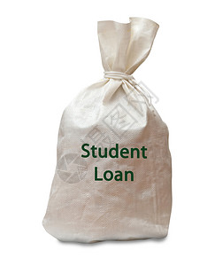 学生贷款袋背景图片