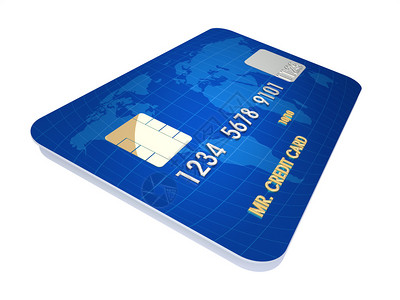 3d表示概念信用卡比白信用卡图片