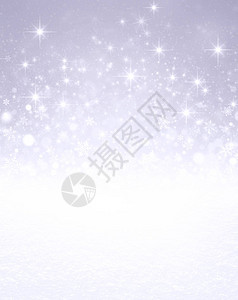 落雪花白雪和闪发光的银色图片