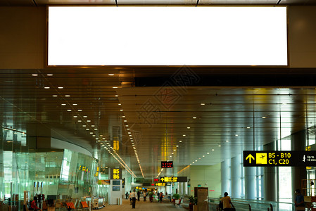 机场终点站巨大背景图片