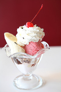 草莓冰淇淋背景图片