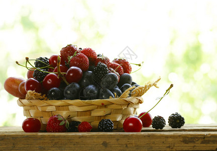 草莓葡萄等果图片