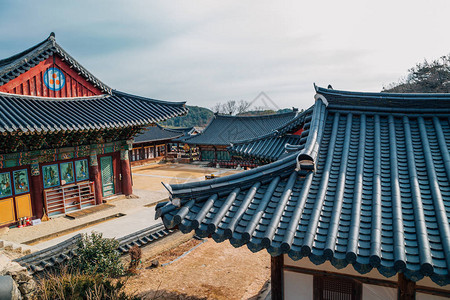 在韩国大邱东华沙寺的朝鲜传图片