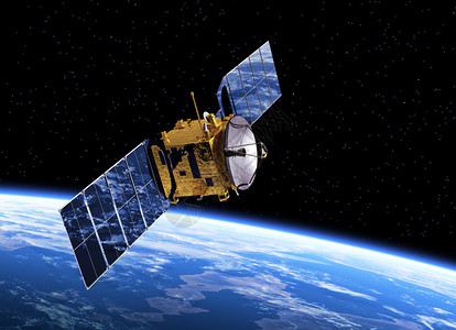 通讯卫星轨道地球现图片