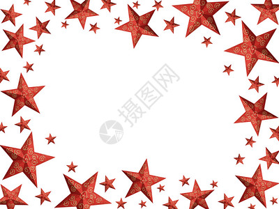 红色圣诞恒星图片