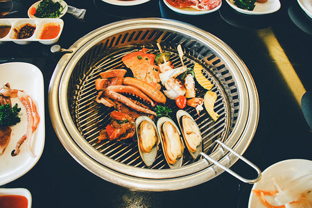 朝鲜BBQ烧烤图片