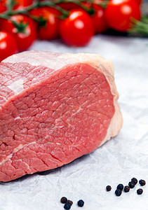 一块新鲜的肉牛肉板装饰背景图片