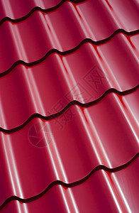 红色金属屋顶瓷图片