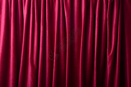 作为背景或纹理的深红色窗帘图片素材