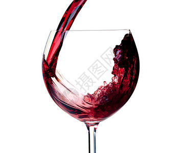 葡萄酒收藏红酒被倒入玻璃杯中关闭孤背景图片