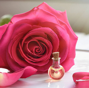玫瑰花和必备油香图片