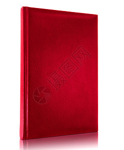 白色背景上孤立的空白红书封面图片