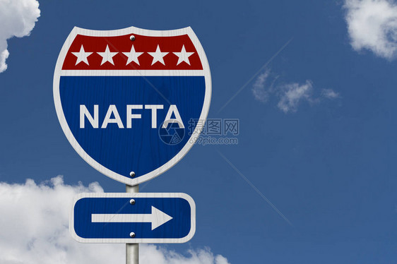 北美自由贸易协定标志图片