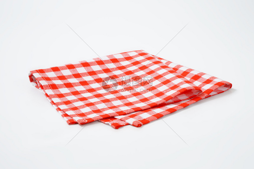 红白格子餐巾纸图片