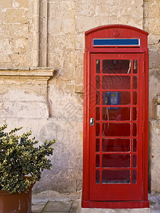 在马耳他Mdina的英国风格背景图片