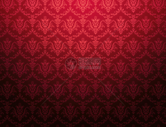 红衣主教壁纸与红色花卉图案图片