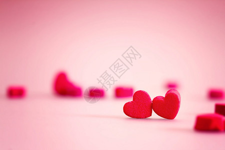 红心在爱的概念中塑造情人节的情人节甜蜜图片