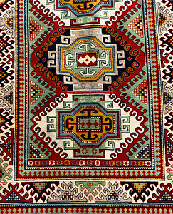 一种古老的亚美尼亚地毯纹理图案图片