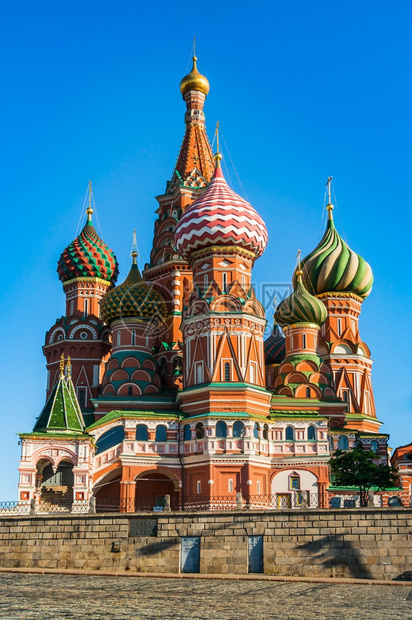 俄罗斯莫科红广场上的圣图片