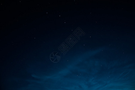 美丽的夜空与星相伴的夜晚天空星座图片