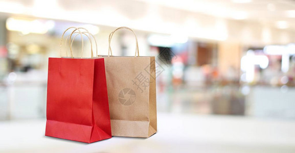 商铺背景商业零售横幅概念中的红包图片