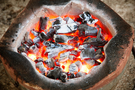 木炭炉灶背景图片